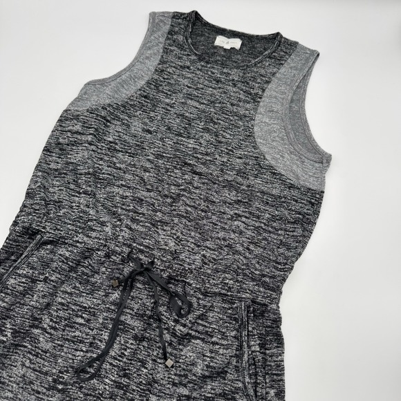 Lou & Grey Dresses & Skirts - Lou & Grey Womens Size Small Dress Gray Heathered Drawstring Waist‎ Casual Comfy